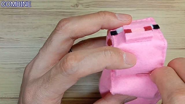[Minecraft] Pig Ver2.0 - How to make a plush toy - DIY смотреть онлайн