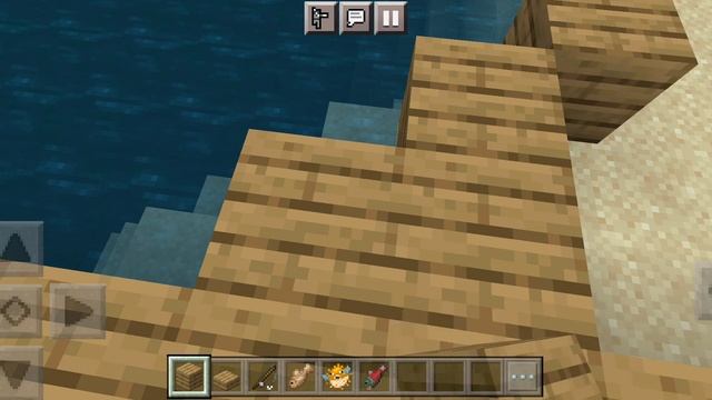 Maincraft. Строим беседку и жарим рыбу. Майнкрафт. смотреть онлайн