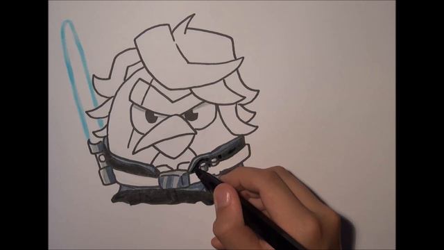 How To Draw Anakin Skywalker Bird from Angry Birds Star Wars 2 ✎ YouCanDrawIt ツ 1080p HD смотреть онлайн