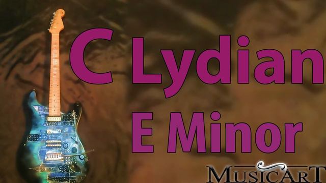 C LYDIAN - E MINOR GUITAR BACKING TRACK смотреть онлайн