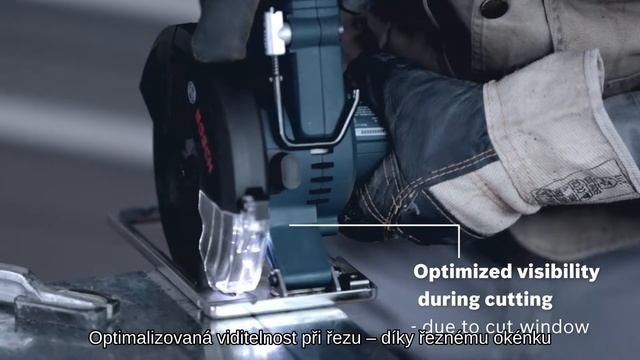 Akumulátorová Okružní Pila Na Kov Bosch GKM 18 V-LI Professional