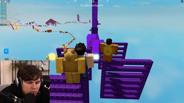 BEATING THE IMPOSSIBLE NO JUMPING OBBY Roblox смотреть онлайн