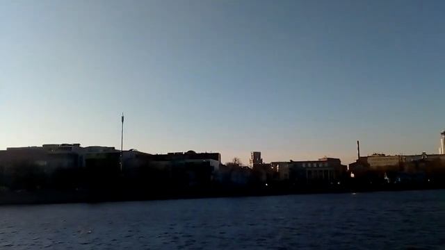 Москва 2098 Крутицкая набережная зима день