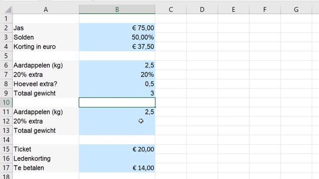Percentages berekenen in Excel смотреть онлайн