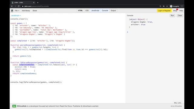 Cleaner code in two steps | Practice functional programming in javascript смотреть онлайн