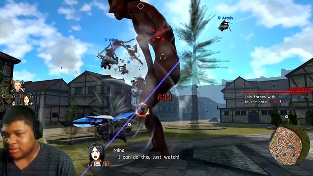 Attack on Titan 2 Gameplay Walkthrough Part 5: "First Battle" Switch GamePlay смотреть онлайн