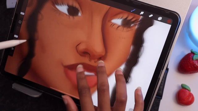 How I color my sketches in procreate | ✿ My Coloring Process for Faces ✐ смотреть онлайн