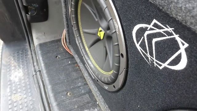 Kicker dc104 2x25cm 2x10' woofer subwoofer test carpower t rex monoblock 1kw смотреть онлайн