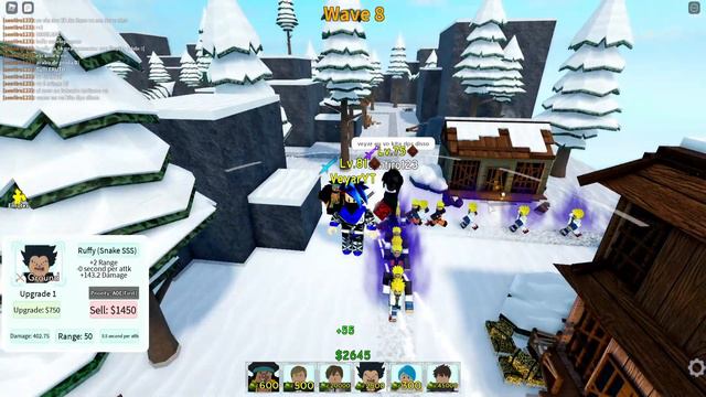 SHOWCASE DO NOVO LUFFY SNAKEMAN 6 ESTRELAS LVL 80 NO ALL STARS TOWER DEFENSE! - ROBLOX смотреть онлайн