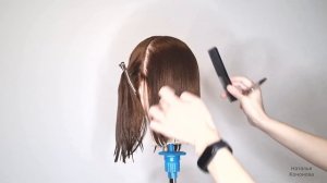СТРИЖКА ДЛИННЫЙ БОБ/ С Градуировкой на Затылке/ Haircut Bob/ Hair Tutorial