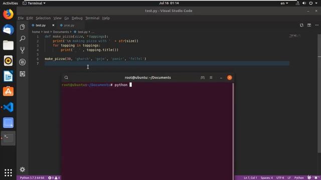 Function another example Pizza | Python and Django смотреть онлайн