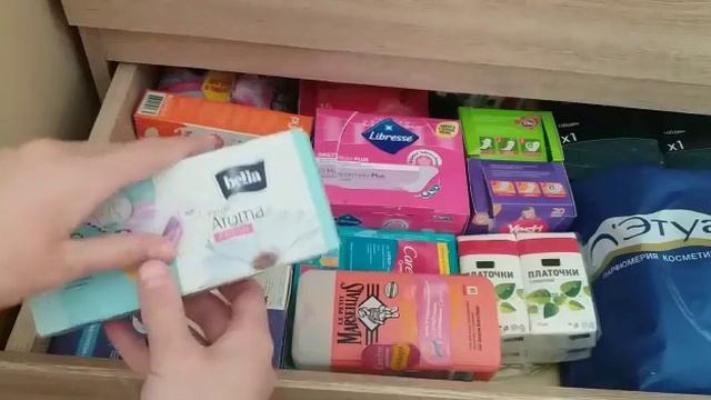 1 ЧАСТЬ ||Хранение прокладок и ежедневок|| Алена ? смотреть онлайн