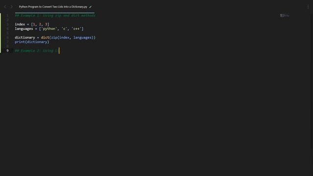Convert Two Lists Into a Dictionary in Python | Python Examples | Python Coding Tutorial | Python смотреть онлайн