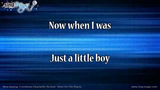 Creedence Clearwater Revival Born On The Bayou ?karaoke version ? instrumental смотреть онлайн