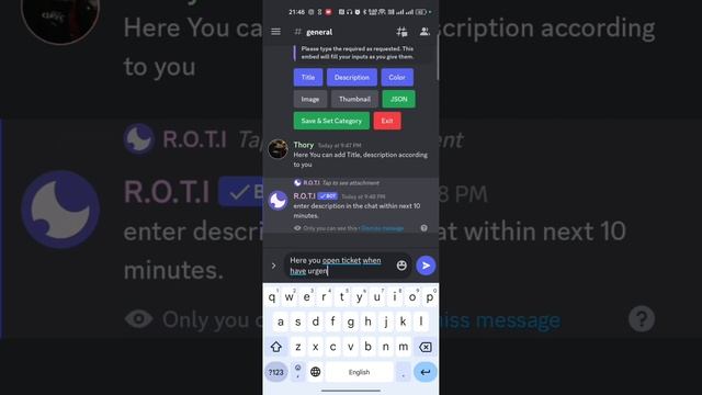 Custom Ticket Setup With R.O.T.I bot | Discord server смотреть онлайн