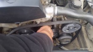 Замена Приводного  Ремня Мерседеса w210