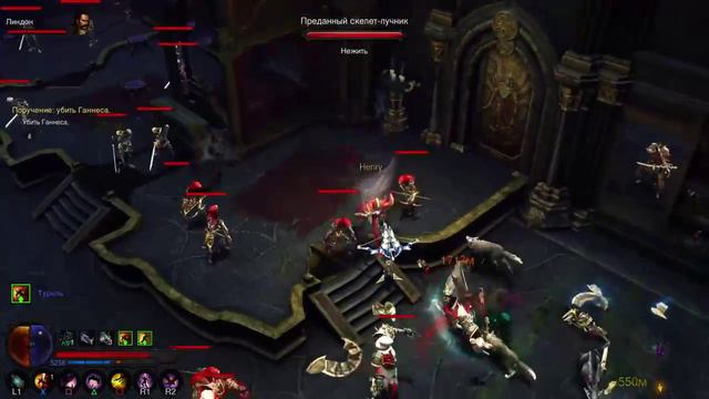 Diablo 3 - Библиотека Леорика - Королевские покои - Истязание Х [PS4] смотреть онлайн