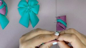 Бантики из репсовой ленты 4 см.