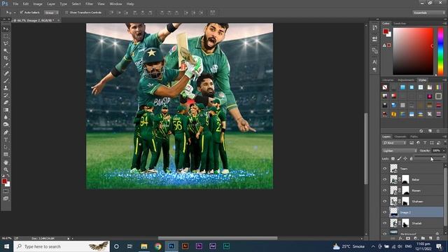 T-20 World Cup Pakistan Winning Poster Design In Adobe Photoshop CC (Urdu/Hindi) - Tutorial Guru смотреть онлайн