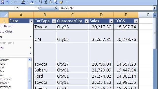 Highline Excel Class 17: Filter, Filtering 8 Examples смотреть онлайн