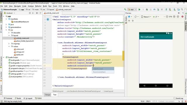Android Content placeholder Animation like Facebook using Shimmer смотреть онлайн