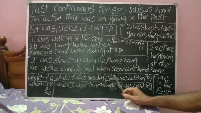 past continuous tense with explanation and examples//TET//DSC//High school English grammar смотреть онлайн