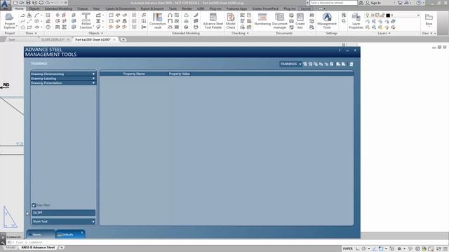 Autodesk Advance Steel 2018 How to change the slope dimensions to display in inches or only degre смотреть онлайн