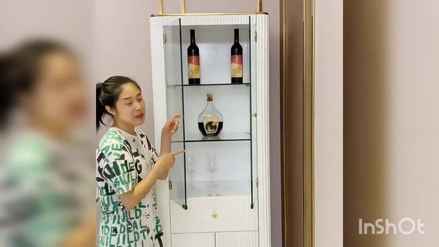 Сервант для гостиной в современном стиле LaLume MB20989-23 смотреть онлайн