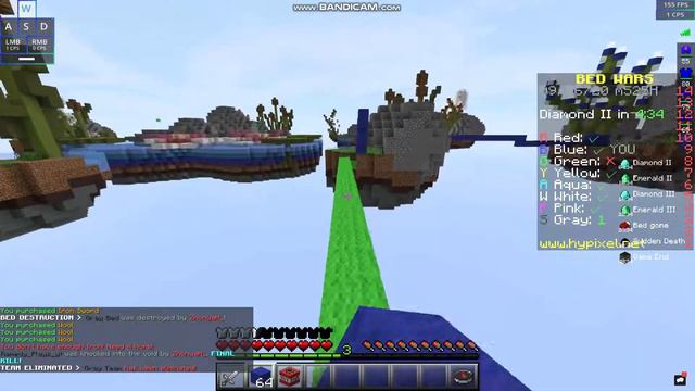 БЕД ВАРС НА ХАЙПИКСЕЛЕ | АККОРД | HYPIXEL BED WARS смотреть онлайн