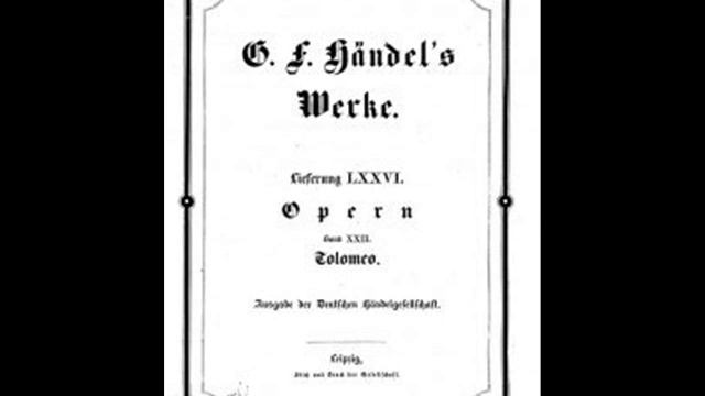 Konstantinos Paliatsaras - TOLOMEO Haendel