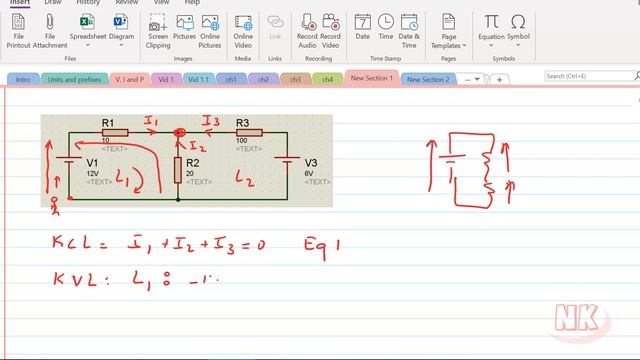 Electric Circuit 1, Video #5, Node Voltage Method technique, in Arabic смотреть онлайн