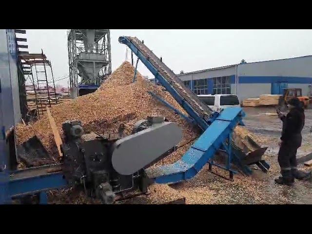 Рубительная машина барабанного типа РМ-550 "Алтайлестехмаш" смотреть онлайн