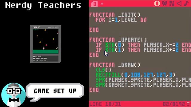 Bite-sized Game - Fruit Drop - Learn to Code in Pico 8 смотреть онлайн
