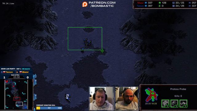 BSL 2024 LAN #1 - En Taro Adun - Day 1 - Bracket Draw + Tarson vs Mazur p1 - StarCraft Remastered смотреть онлайн
