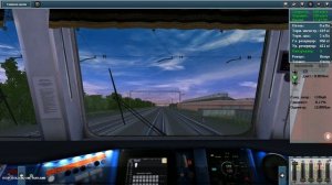 Trainz Simulator 12. Казанское направление. обычная скоростная ЭД4М 0192. Казанский вокзал - Совхоз
