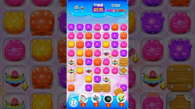 Jelly Beast Blast Game Play Walkthrough level 128 смотреть онлайн