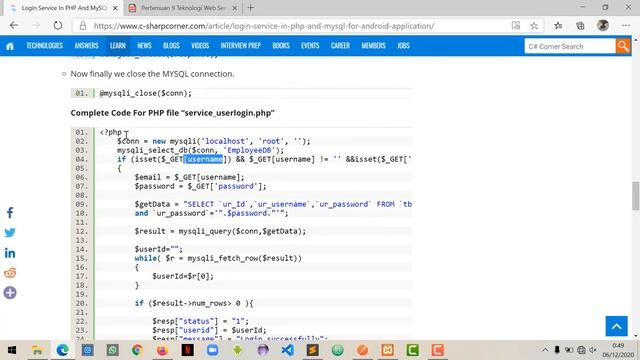 Login Service In PHP And MySQL For Android Applications смотреть онлайн