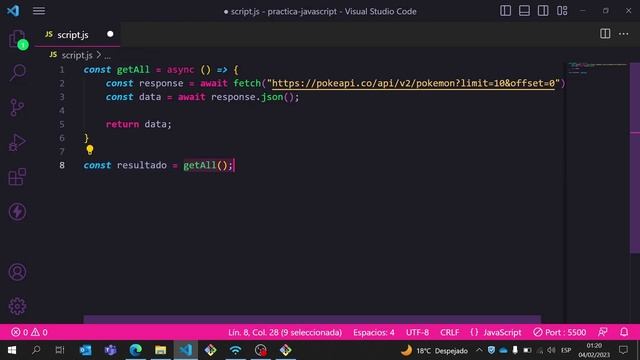 FETCH - ASYNC / AWAIT (Javascript) Explicado con varios Ejemplos смотреть онлайн