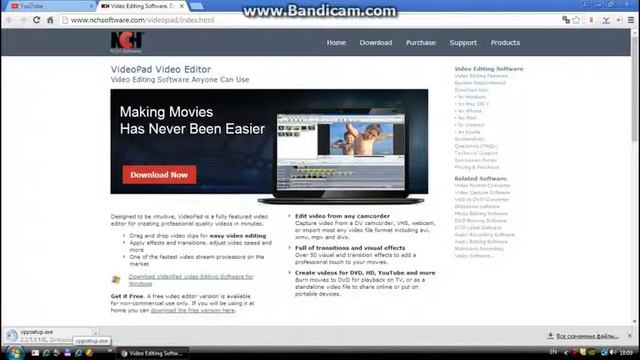 КАК СКАЧАТЬ ПРОГРАММУ ФОТОШОП НА ПК А ТОЧНЕЕ VideoPad! смотреть онлайн