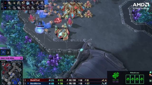 HeroMarine vs ShoWTimE: INSANE TvP SERIES | DH Atlanta EU Regionals UB Ro8 (Bo5 TvP) - StarCraft 2 смотреть онлайн