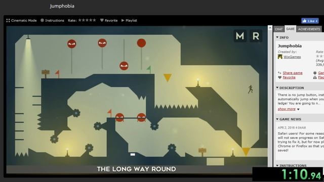 Jumphobia Speedrun Level 1 - 2.23.71 смотреть онлайн
