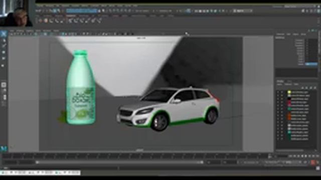 Рендер сцены Bio Balance для рекламы. Просто о сложном с Вячеславом Богдановым