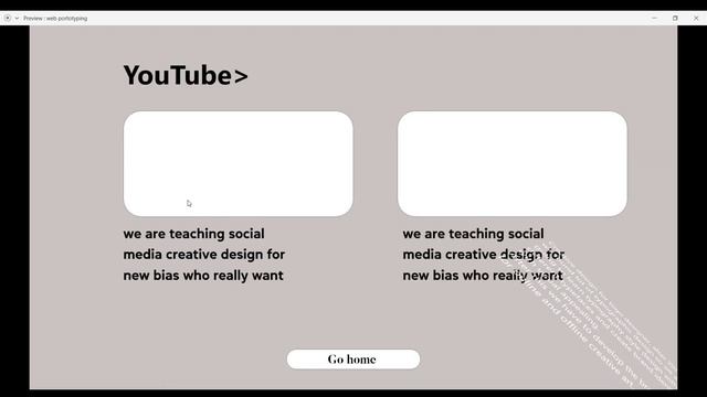 Clickable prototype in adobe - website page design