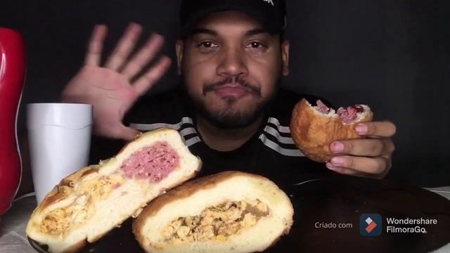 ASMR COMIDA - COMENDO SALGADOS DE FRANGO E MORTADELA (MUKBANG) 😋🍴 смотреть онлайн