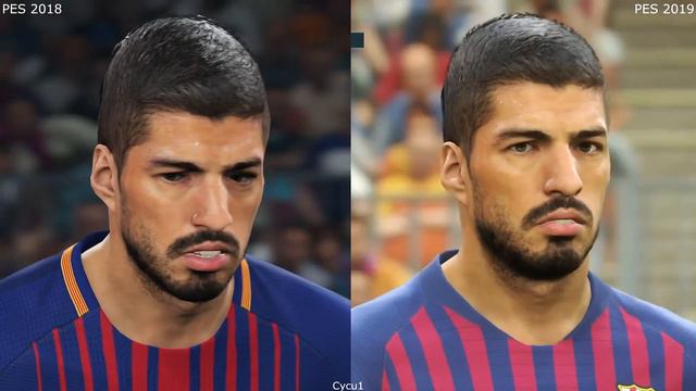 PES 2019 vs 2018 Graphics Comparison смотреть онлайн
