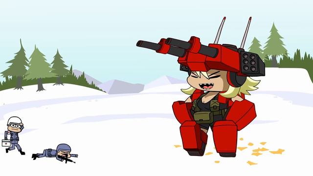 RedAlert Gals shots: Mammoth Tank. смотреть онлайн