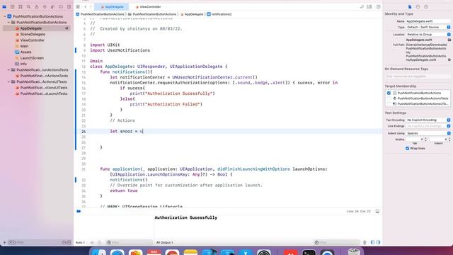 How to Send APNS Push Notifications with action buttons to the iOS Simulator in Swift IOS смотреть онлайн