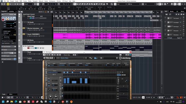 Создаём аранжировку, ремикс или Cover Vers. Steinberg Nuendo 12, Cubase Pro.