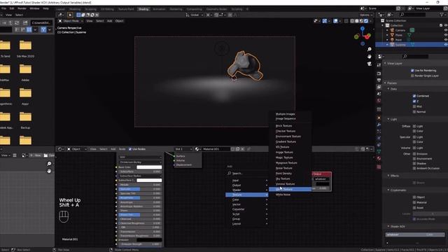 How To Use The Shader AOV Arbitrary Output Variables Blender 2.9 And 3.0 Quick Tips Series