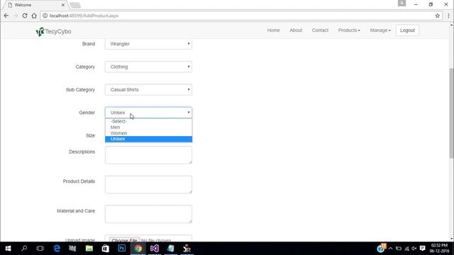 Responsive Website ASP NET Bootstrap Part 19 Online Shopping Site Insert Products Scope Identit смотреть онлайн